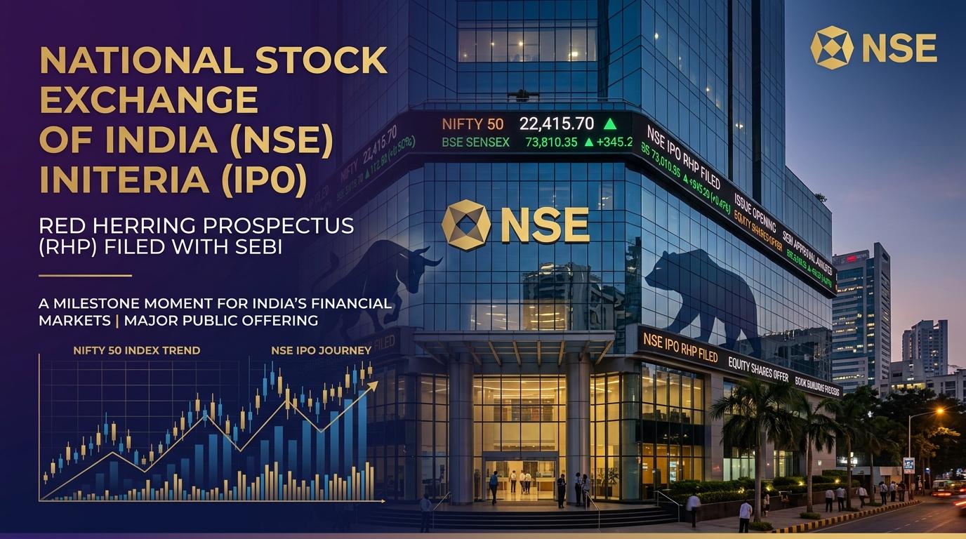 National Stock Exchange of India Limited NSE IPO RHP filing with SEBI market details