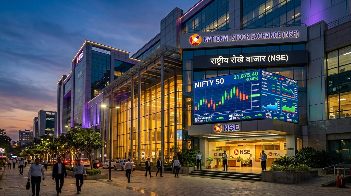 राष्ट्रीय रोखे बाजार NSE म्हणजे काय इतिहास स्थापना कार्ये आणि निफ्टी ५० मराठी गाईड