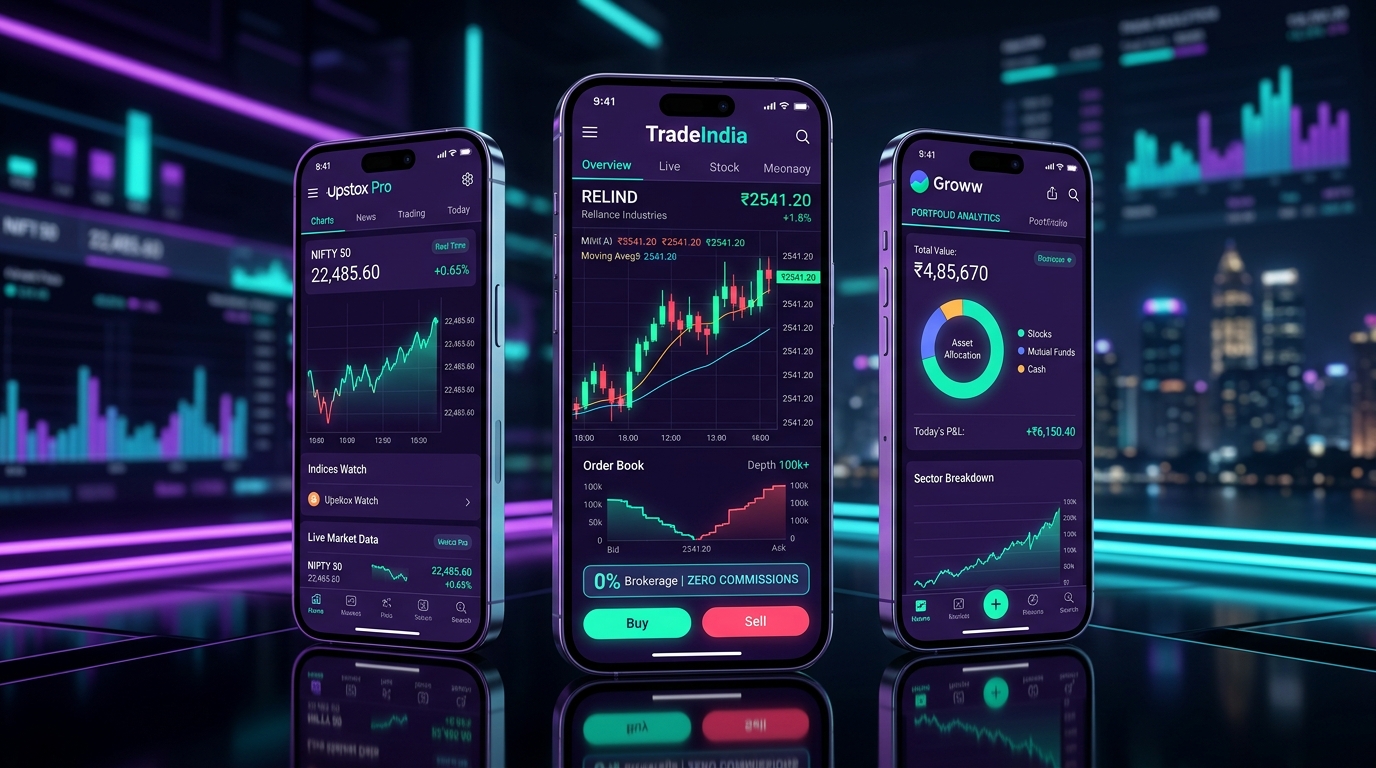 Best Stock Trading Apps in India 2026: Fast Execution, Charts and Zero Brokerage