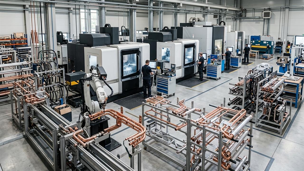 Precision metal tubular component manufacturing facility representing J PAN Tubular Components Limited IPO Draft filing
