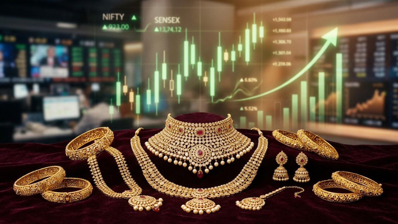 Shankesh Jewellers IPO closing day subscription breakdown with handcrafted gold jewellery and market charts