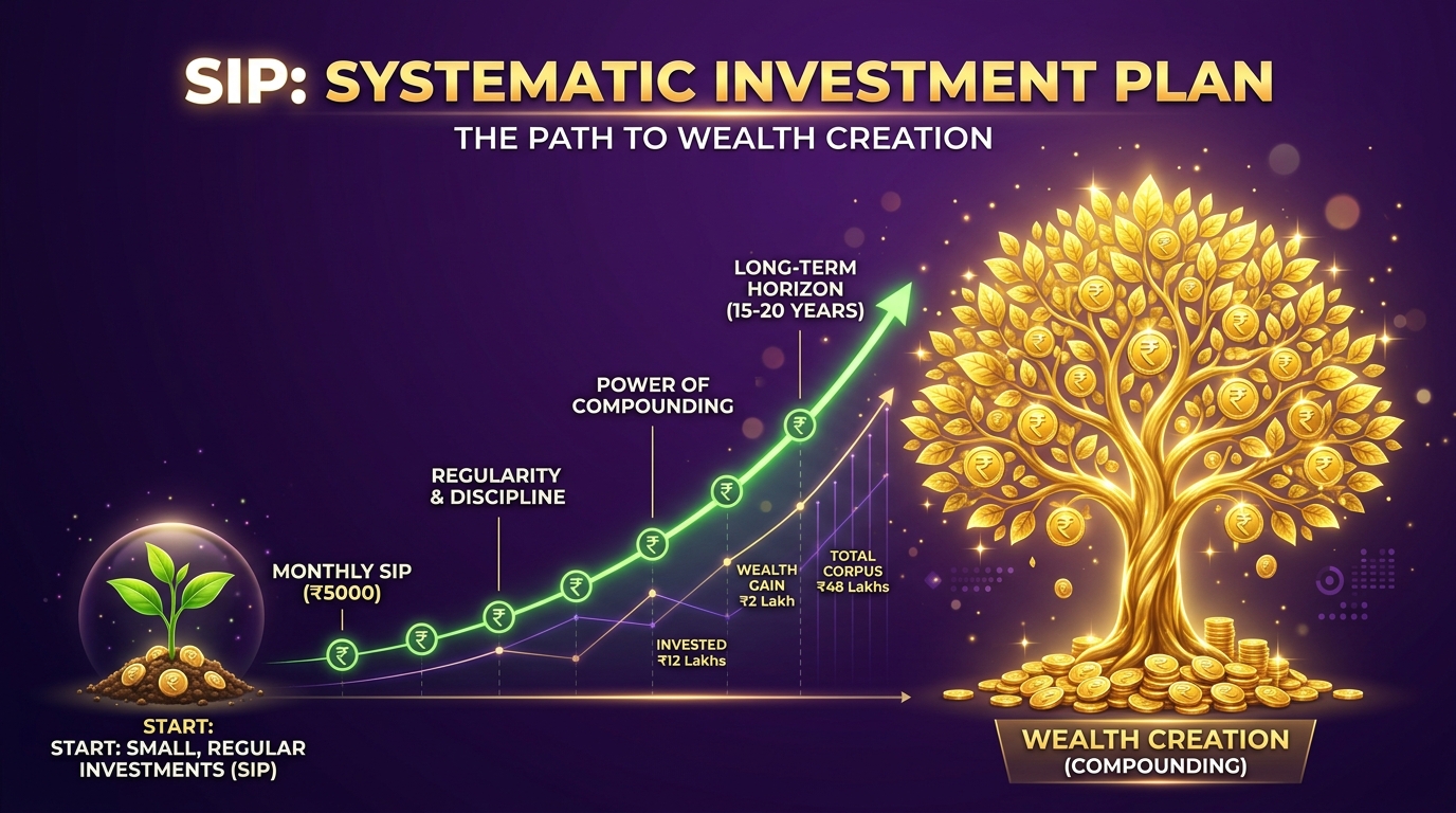 SIP Guide: Systematic Investment Plan Meaning, Compounding & Mutual Funds